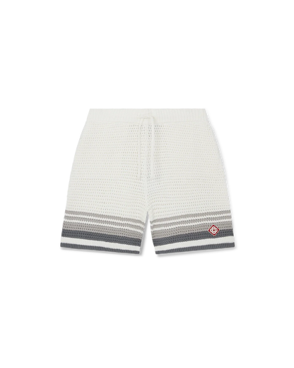 Shorts de tennis en crochet