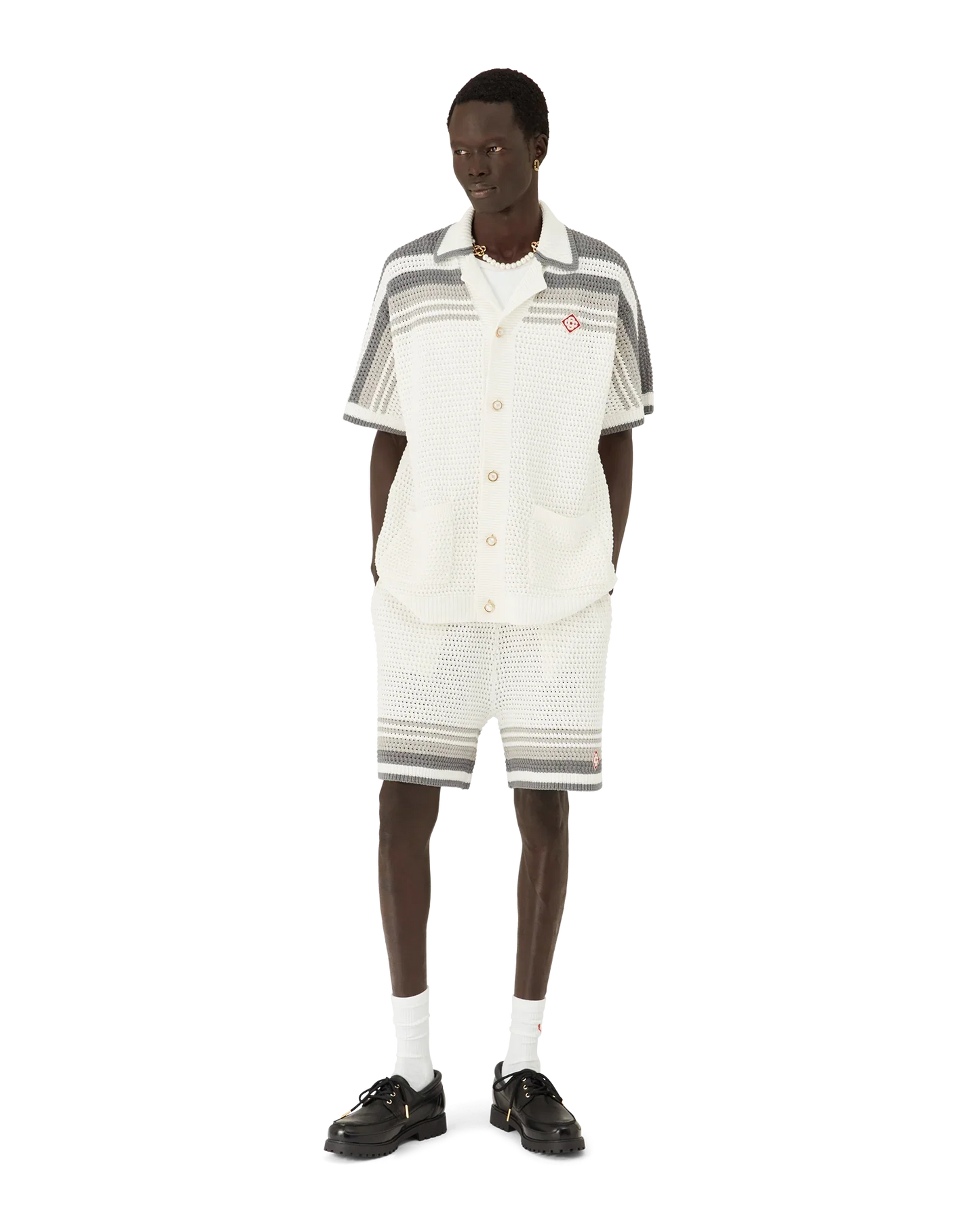 Shorts de tennis en crochet