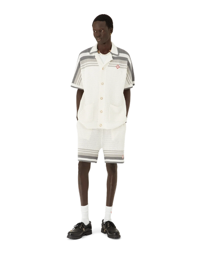 Shorts de tennis en crochet