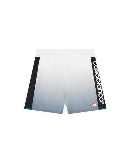 Shorts de survêtement Shellsuit dégradés argentés