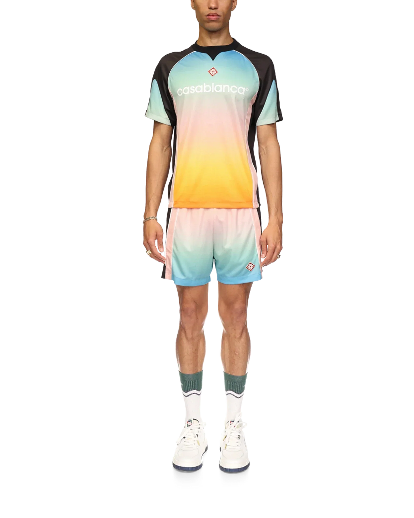 Maillot de football dégradé pastel