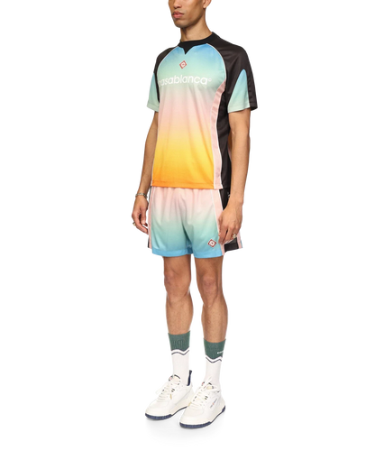Maillot de football dégradé pastel