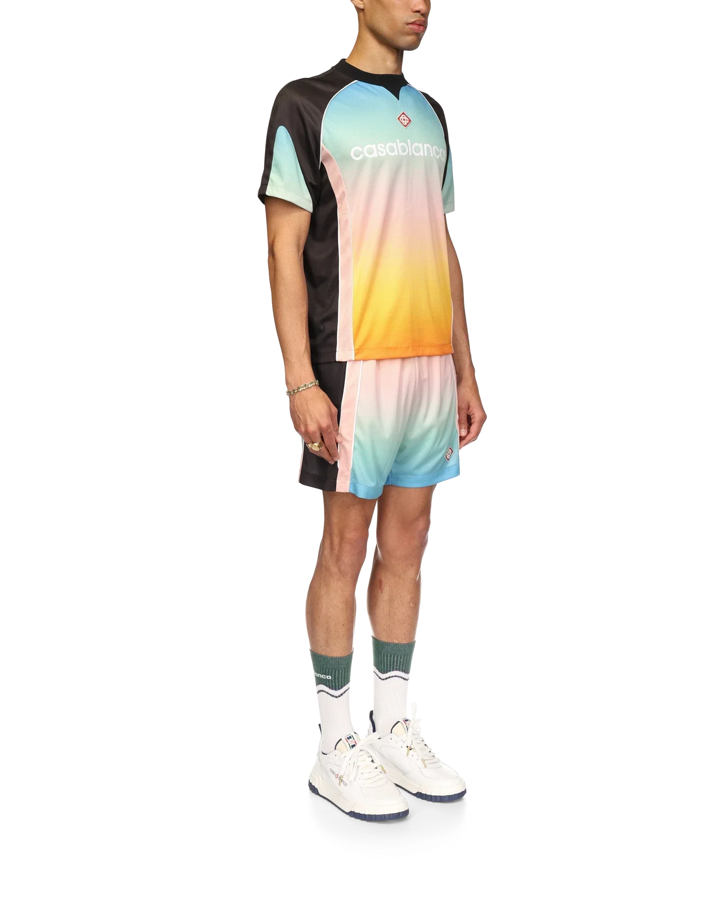 Maillot de football dégradé pastel