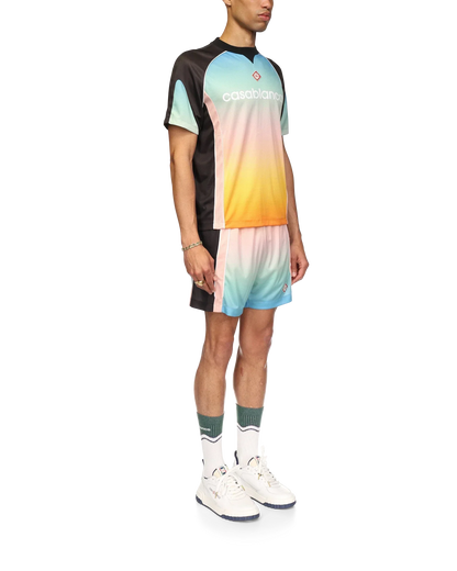 Maillot de football dégradé pastel