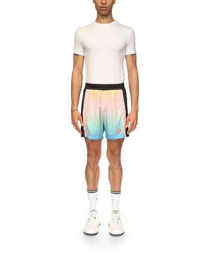 Pastel Gradient Football Shorts
