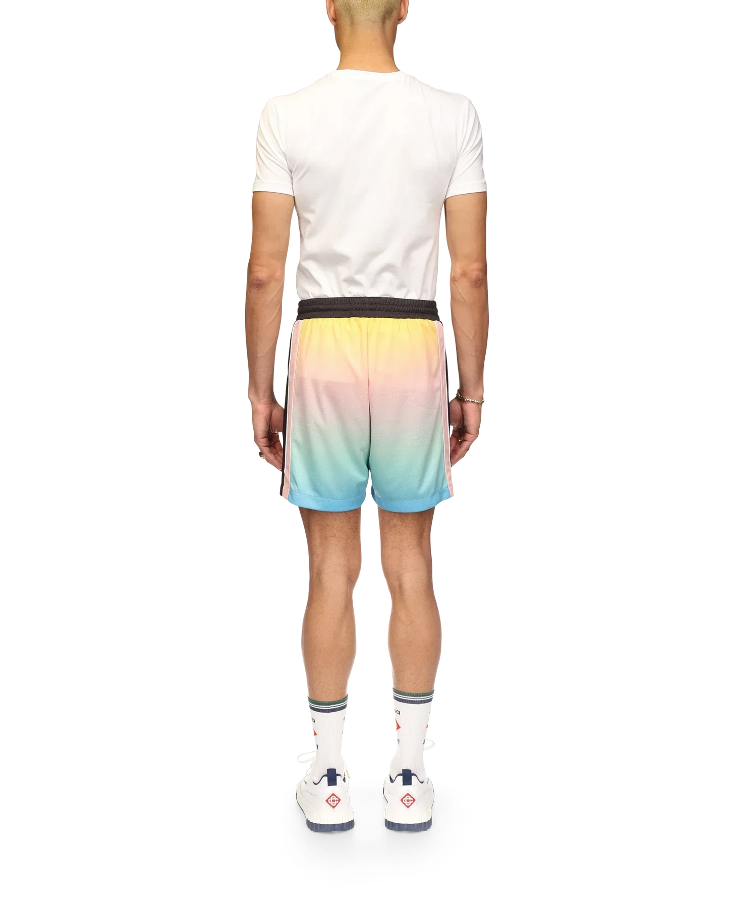 Pastel Gradient Football Shorts