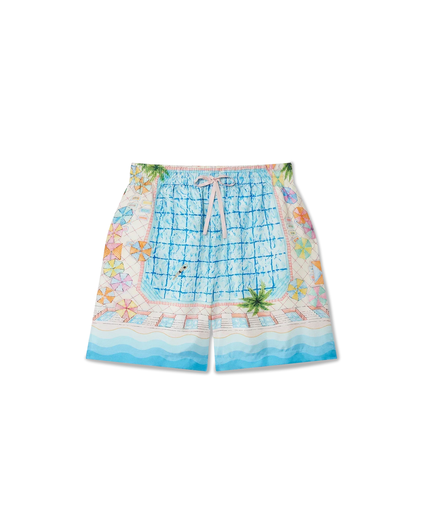 Short en soie Le Plongeon