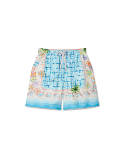 Short en soie Le Plongeon
