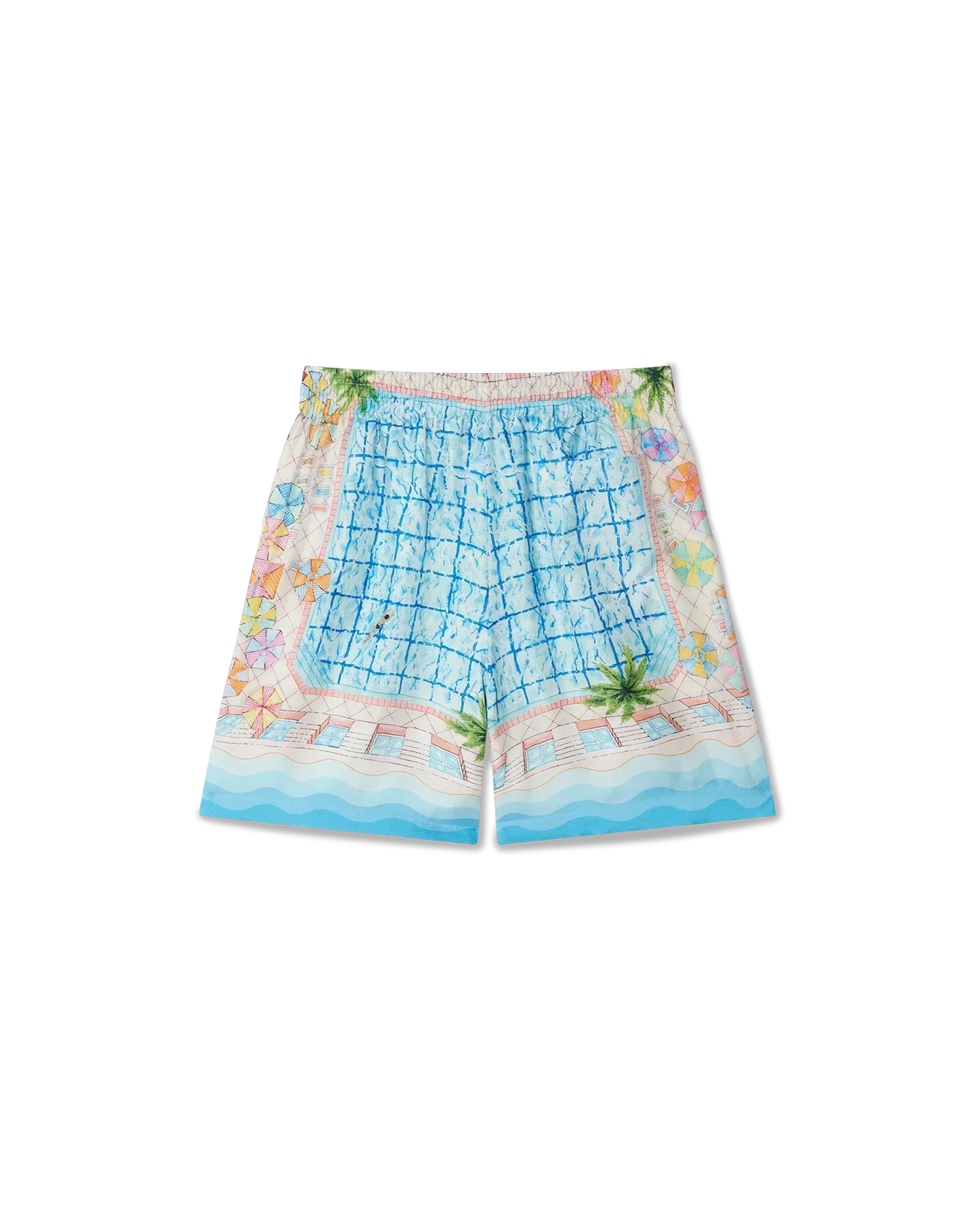 Short en soie Le Plongeon