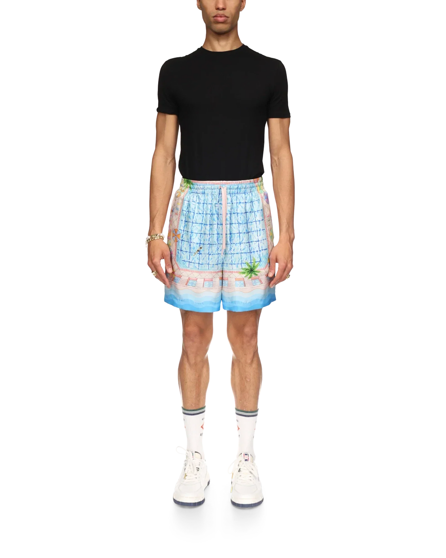 Short en soie Le Plongeon