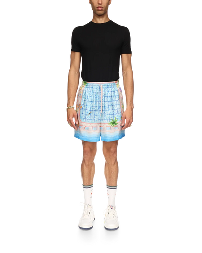 Short en soie Le Plongeon