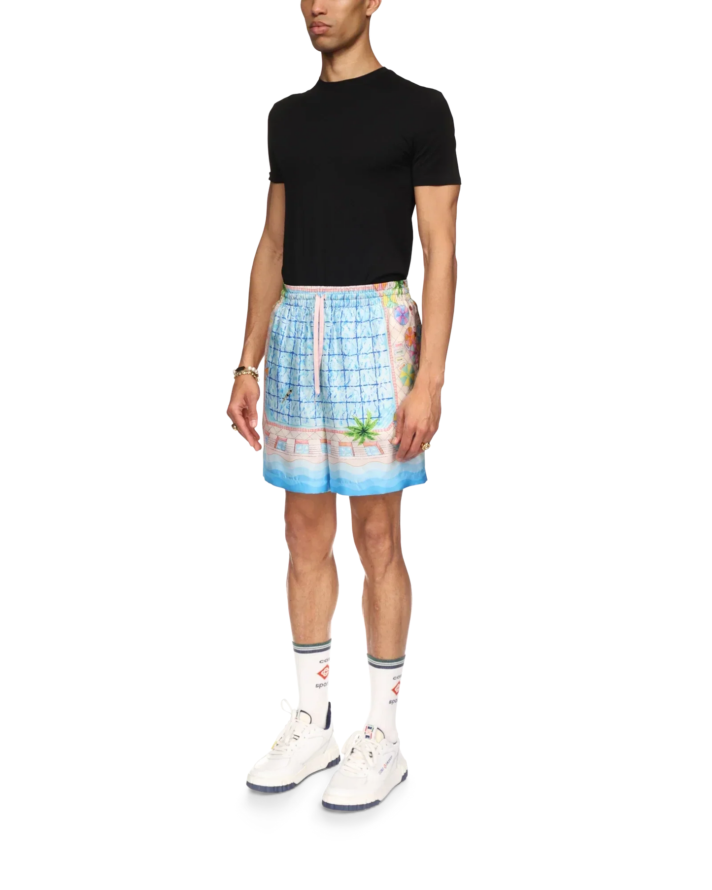 Short en soie Le Plongeon