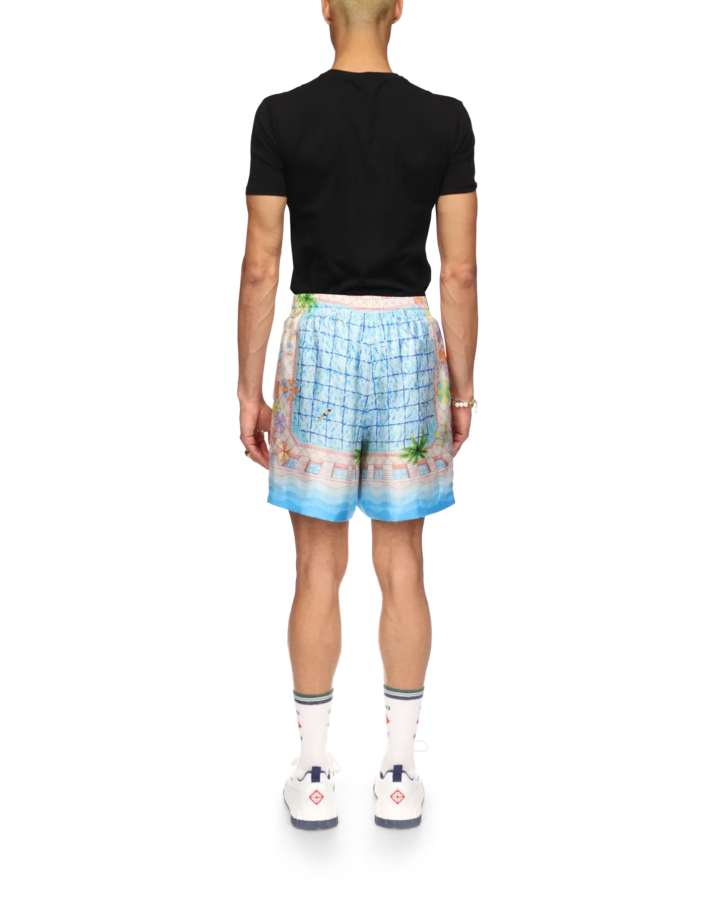 Short en soie Le Plongeon
