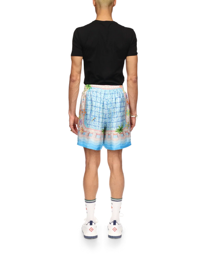 Short en soie Le Plongeon