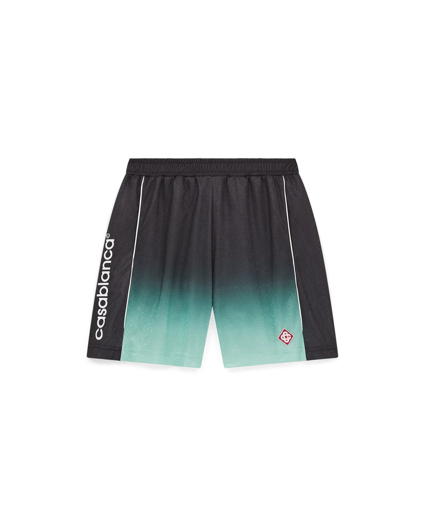 Short de football en jacquard monogramme dégradé