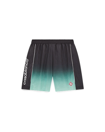 Short de football en jacquard monogramme dégradé