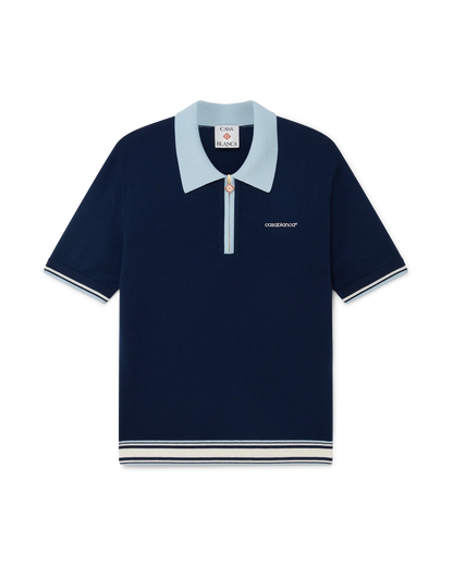 Merino Knit Tennis Polo Shirt