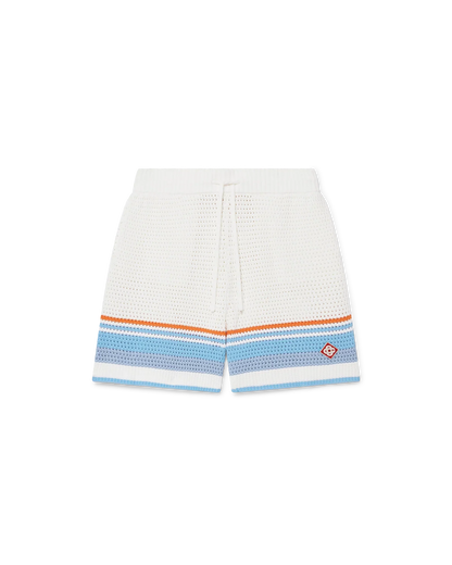 Short de tennis en crochet de coton