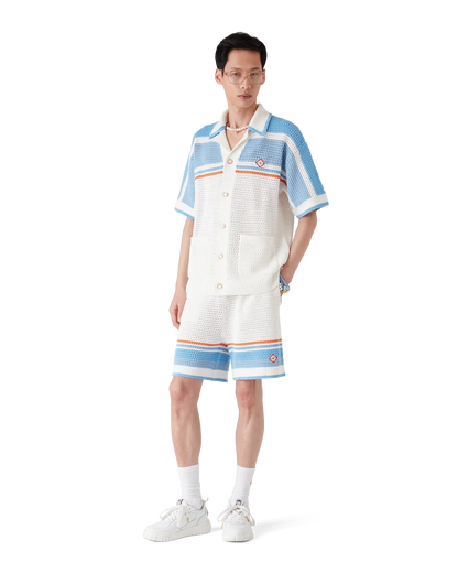 Short de tennis en crochet de coton