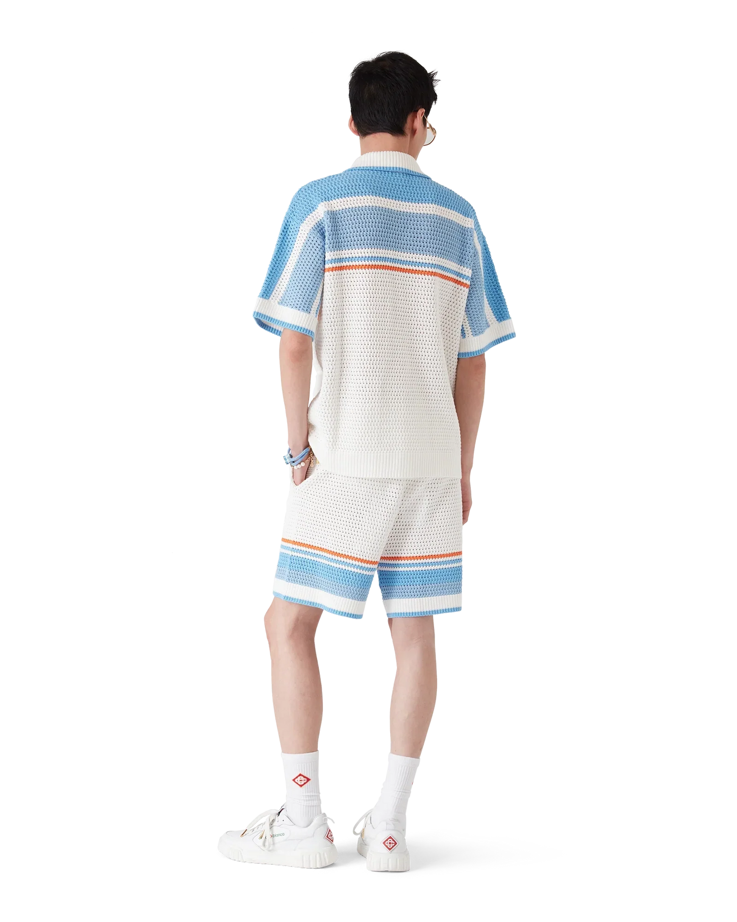 Short de tennis en crochet de coton