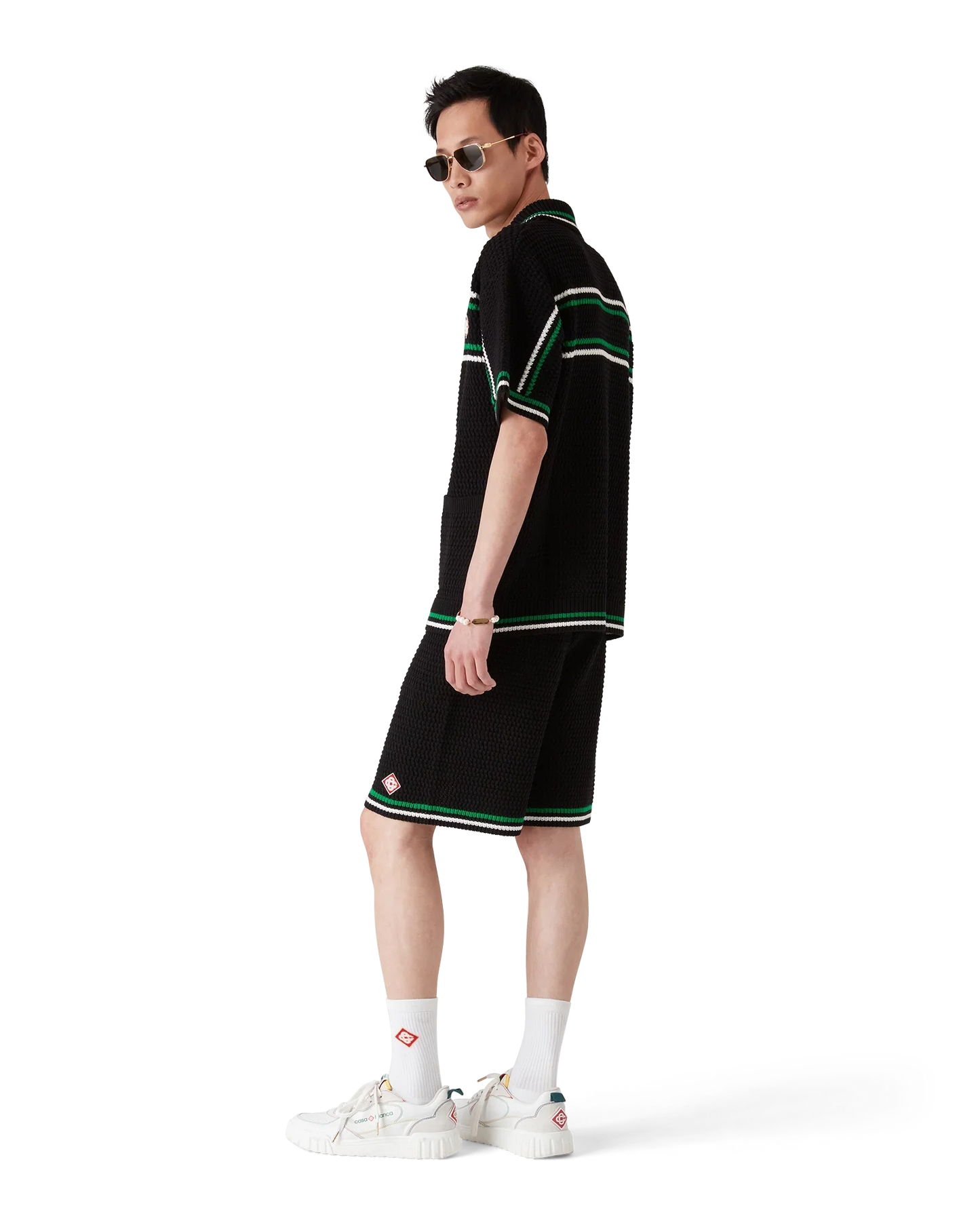 Shorts de tennis en crochet