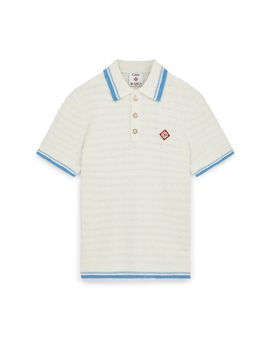 Cotton Boucle Polo Shirt