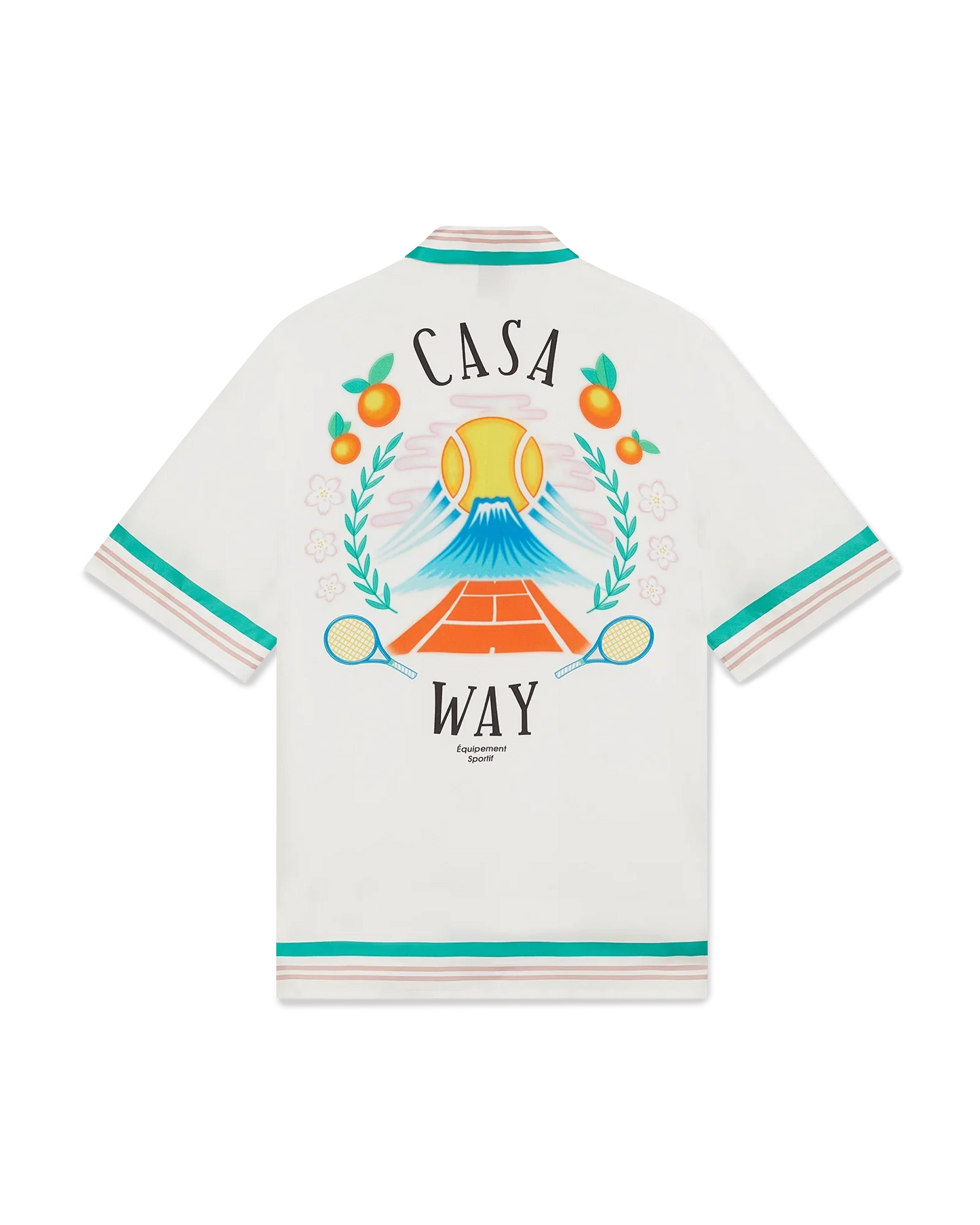 Chemise en soie à manches courtes Casa Way