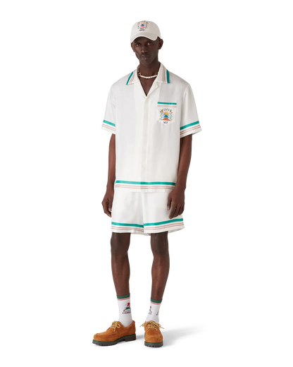 Chemise en soie à manches courtes Casa Way