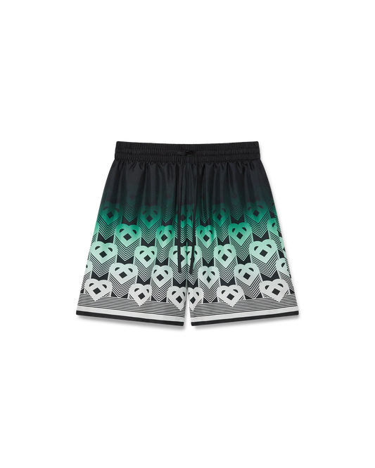 Gradient Monogram Silk Shorts