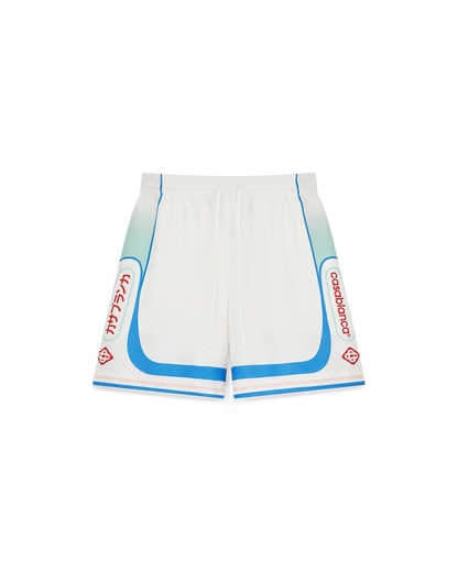 Shorts en soie Fuji Dream