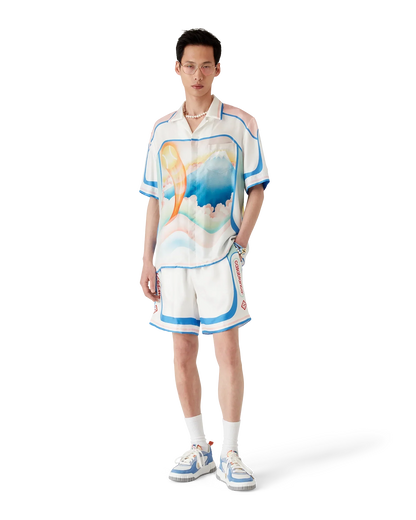 Shorts en soie Fuji Dream