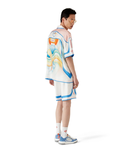 Shorts en soie Fuji Dream