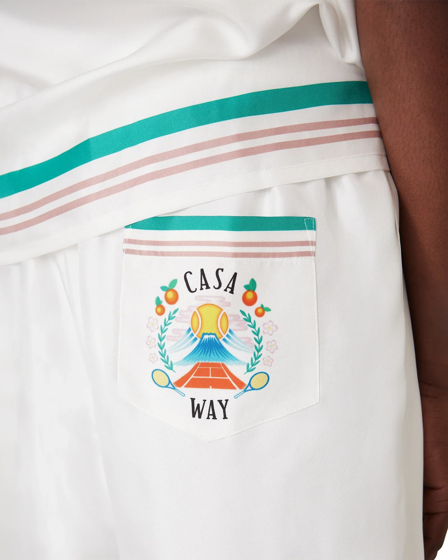 Short en soie Casa Way