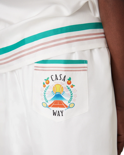 Short en soie Casa Way