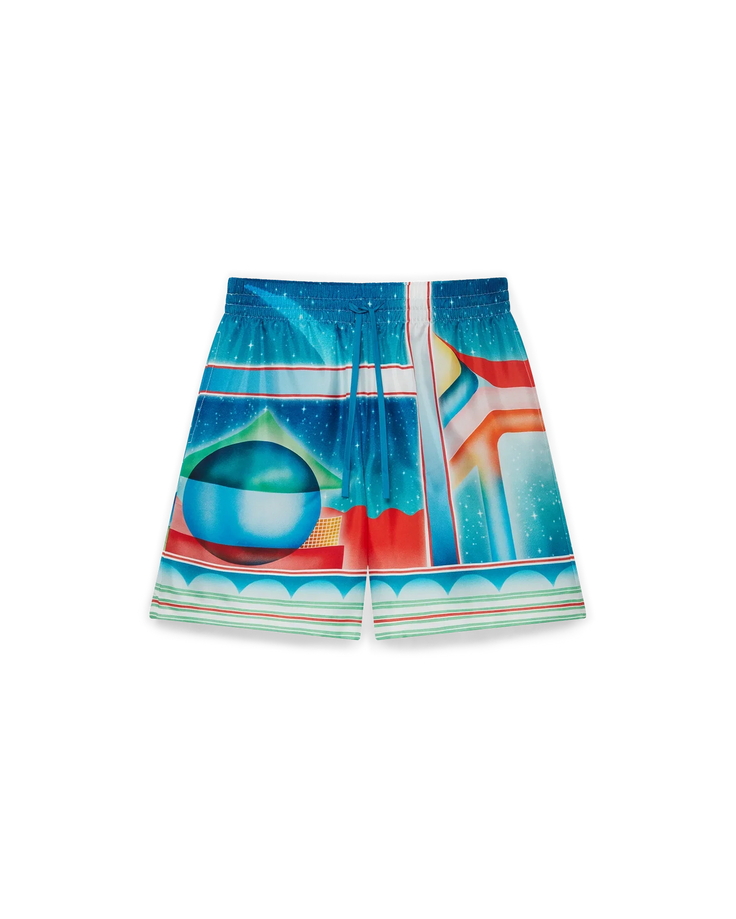 Shorts en soie Galaxy Court