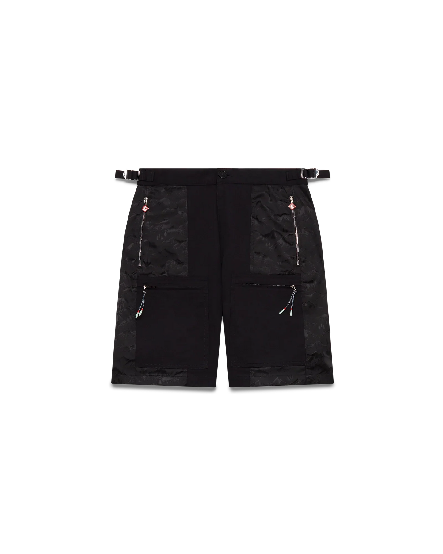 Shorts cargo de montagne en nylon camouflage
