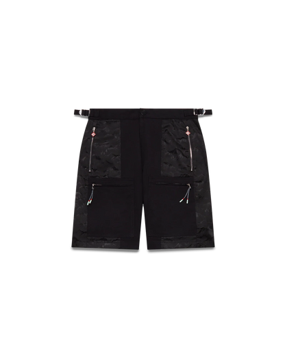 Shorts cargo de montagne en nylon camouflage