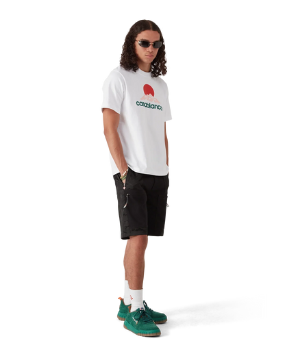 Shorts cargo de montagne en nylon camouflage