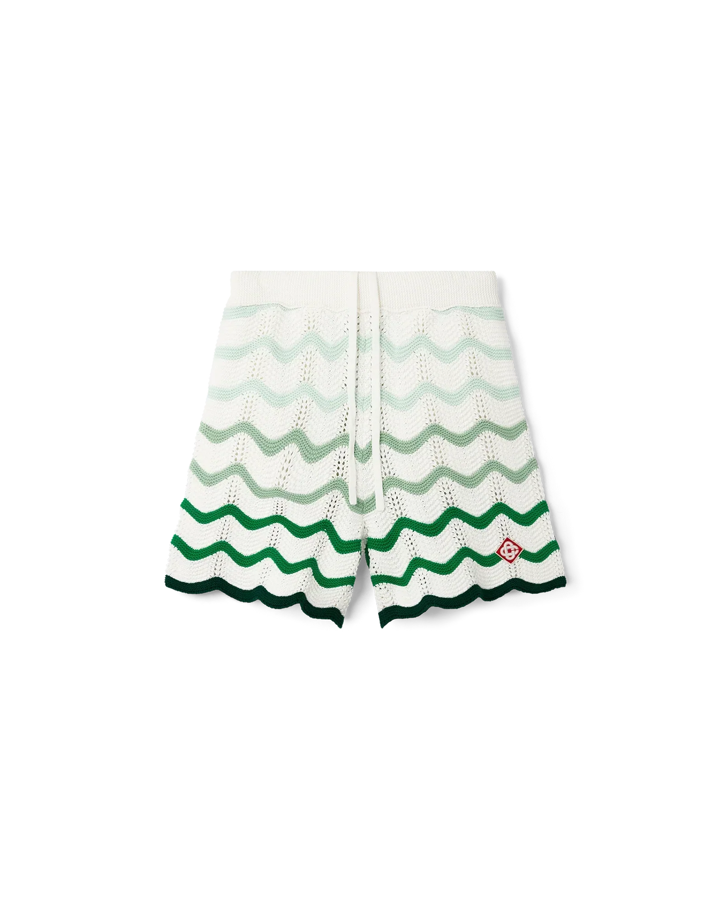 Short en crochet à dégradé ondulé