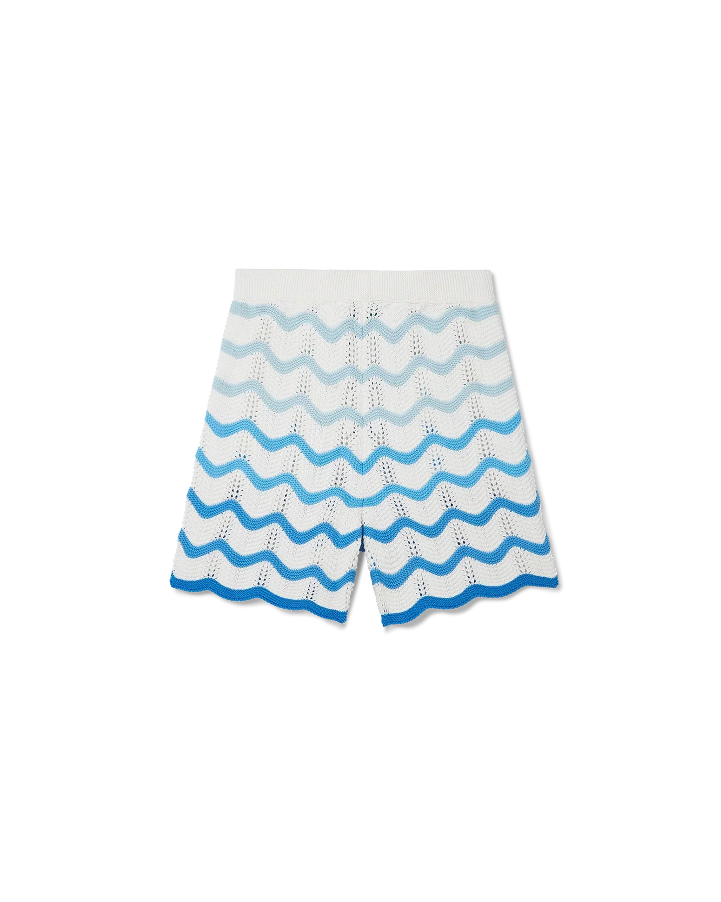 Short en crochet à dégradé ondulé