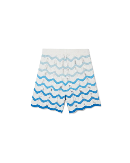 Short en crochet à dégradé ondulé