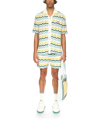 Shorts Bouclés Ondulés