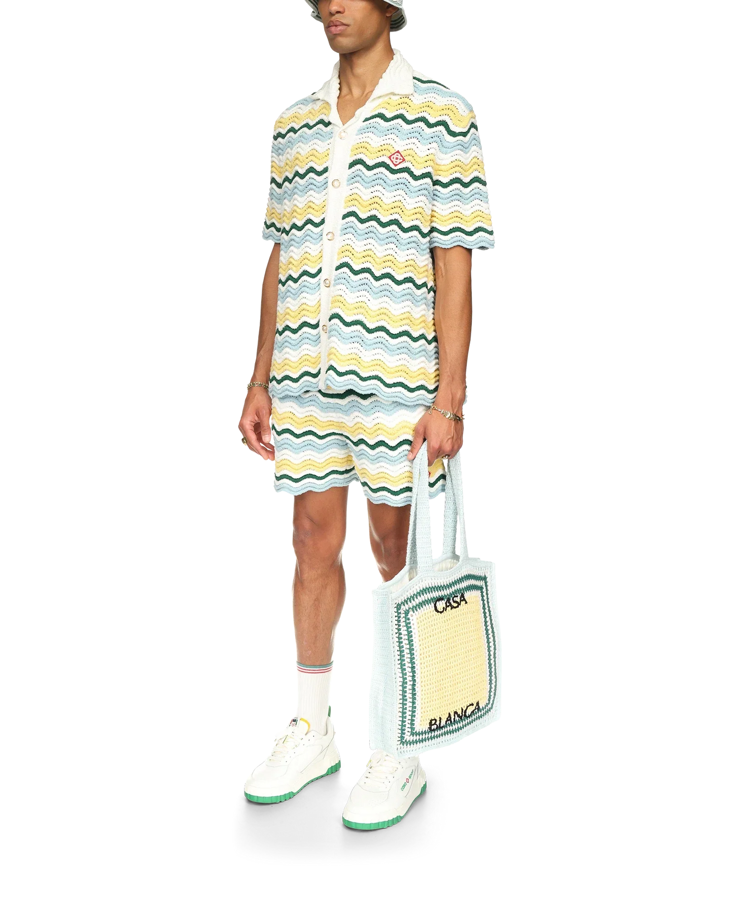 Shorts Bouclés Ondulés