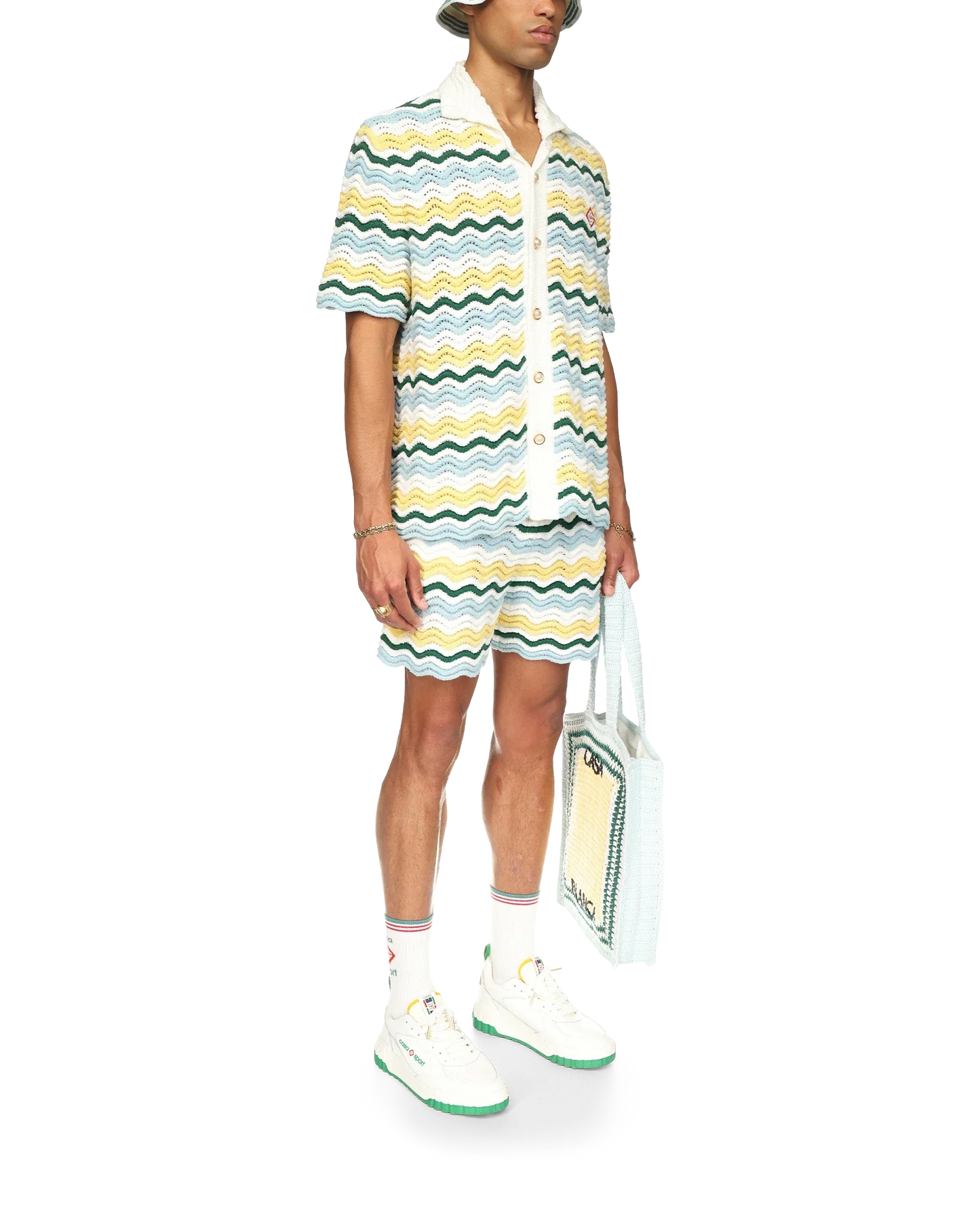 Shorts Bouclés Ondulés