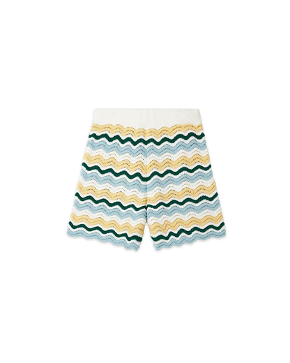 Shorts Bouclés Ondulés
