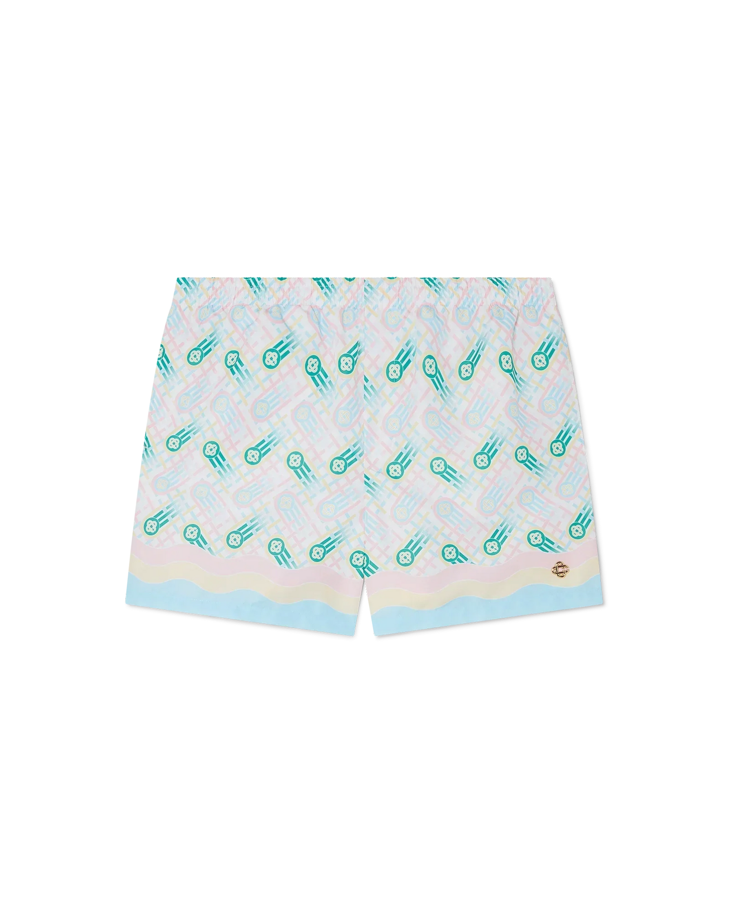 Maillot de bain de type short de bain avec imprimé ping-pong