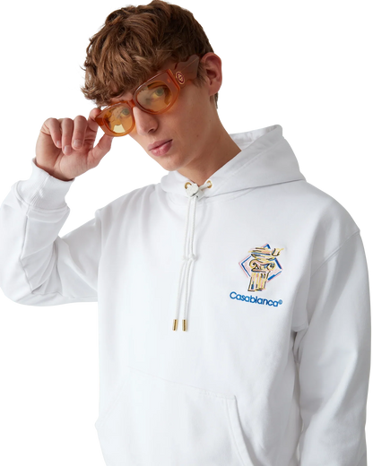 Diamond Column Hooded Sweatshirt