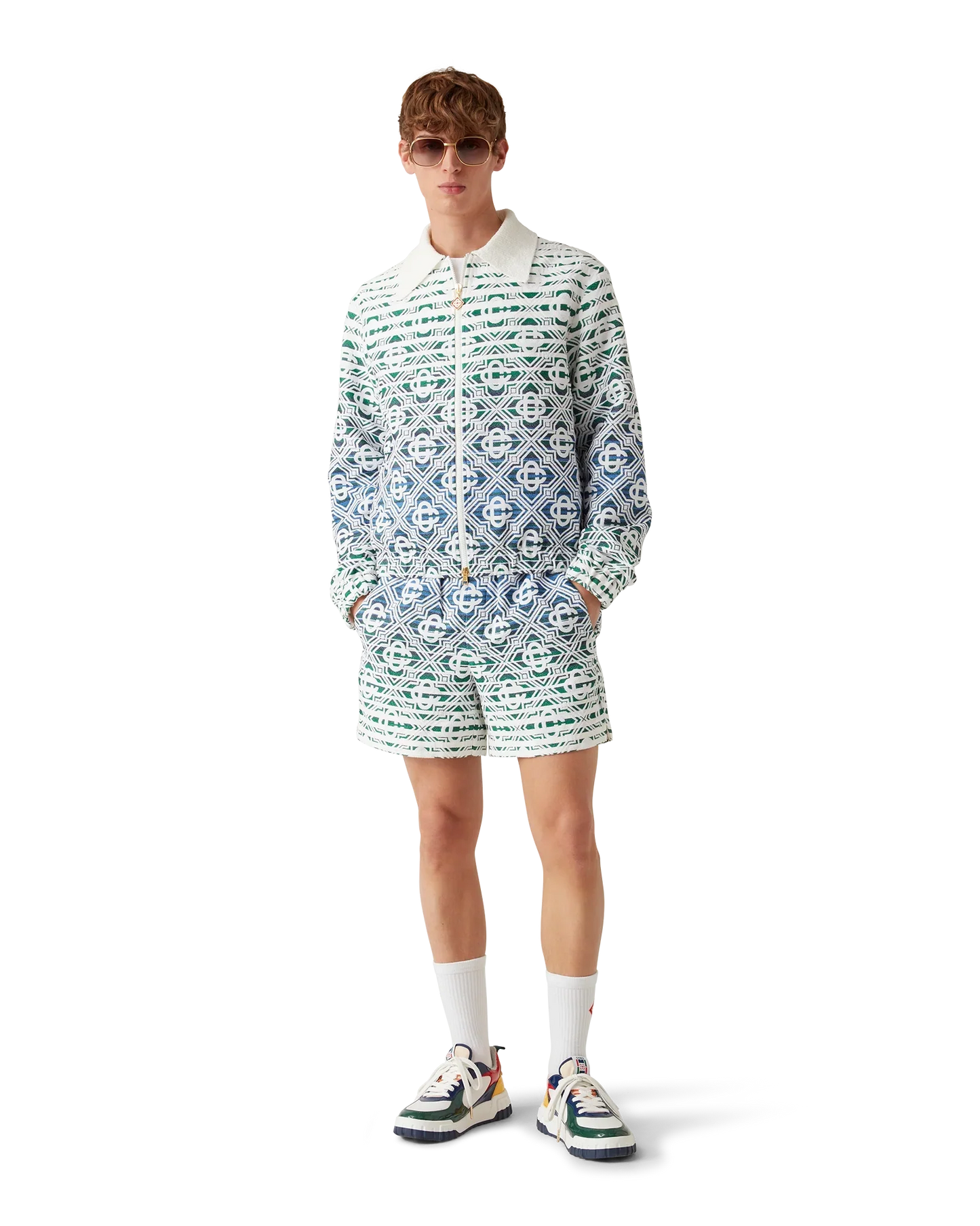 Shorts en éponge Monogram Gradient