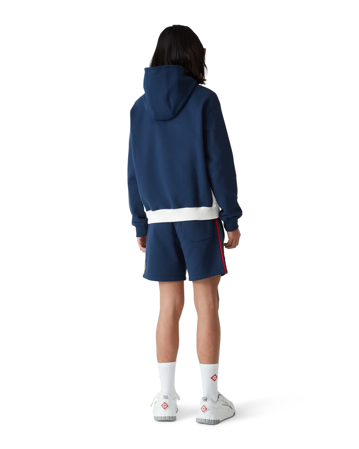 Sweat-shirt à capuche zippé color-block
