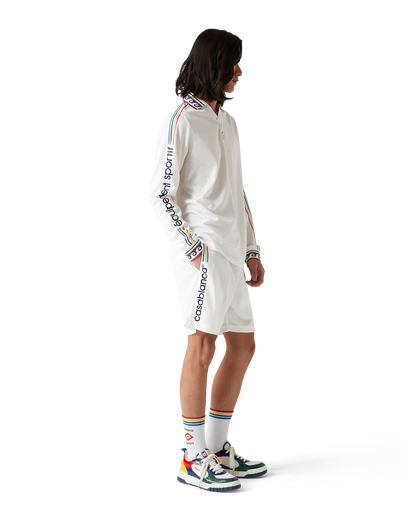 Short de football monogramme Jacquard